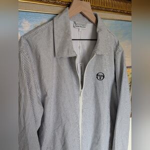 Sergio Tacchini Striped Oxford Jacket